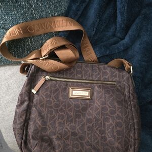 Calvin Klein Brown Crossbody Bag